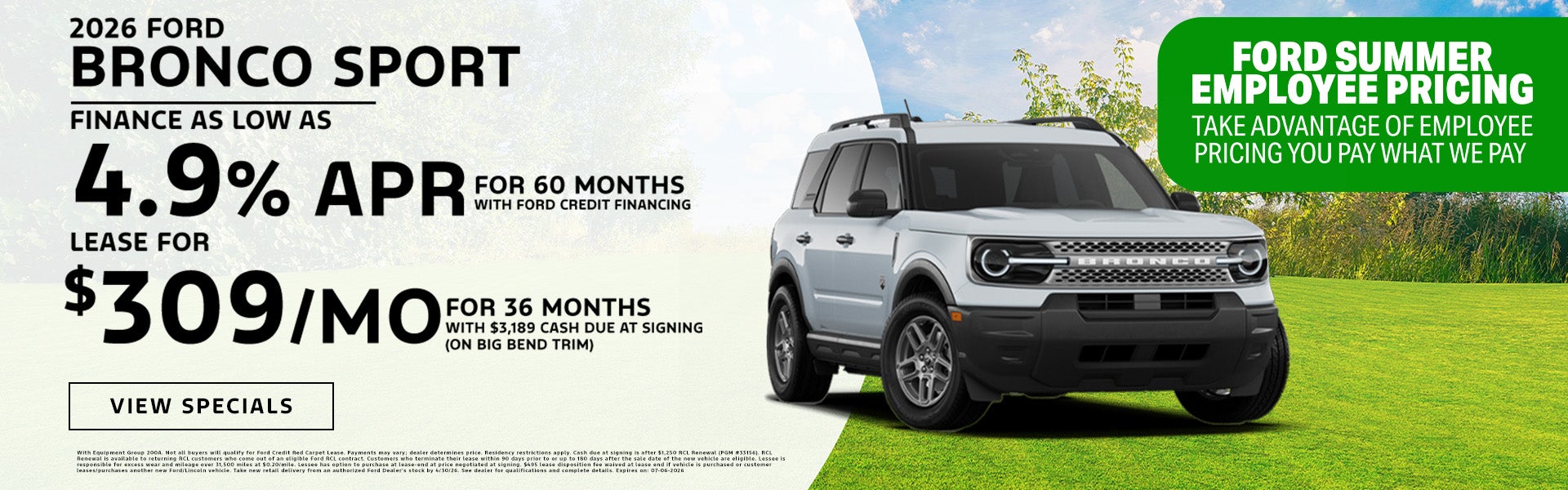 2026 Bronco Sport